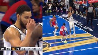 Ben Simmons misses a wide-open layup and 76ers fans troll him 