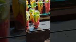 Amazing Fresh Fruit Smoothies at Jomtien Market #holiday#sweetrecipe #travelvlog #fruitsmoothies