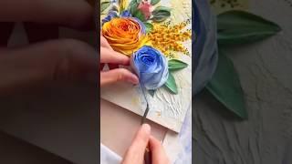 Vivid Flower Painting: A Stunning Masterpiece of Colors #FlowerPainting #VividArt