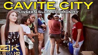 Walking Through Unseen Slums in Cavite City Philippines [4K] 