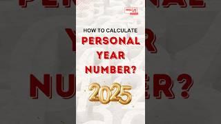How to Calculate Your Personal Year Number for 2025  | Dr Deepak Guruji BH #deepakguruji