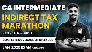 Indirect Tax Marathon for CA Inter | GST Revision in English | Taxation | ArivuPro