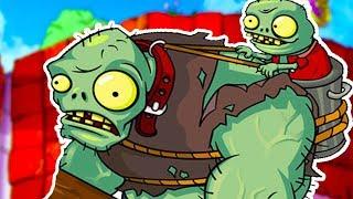 ОГРОМНЫЙ ЗОМБИ АТАКУЕТ! - Plants Vs Zombies [Растения Против Зомби] #16