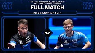 FULL MATCH | Deni Kozul vs Alexis Lebrun | MS R16 | #WTTLjubljana 2025