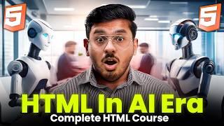 HTML Tutorial for Beginners in Hindi | Complete HTML Course with AI + Notes + 5 Project Bundle 