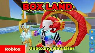 Большая Локация Коробок Box Land nboxing Simulator Roblox симулятор распаковки