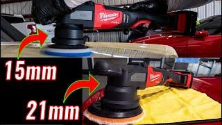 NEW Random Orbital M18 Milwaukee Polisher Review - 15mm & 21mm [2684 & 2685]