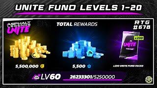 Asphalt Unite | Claiming Unite Fund levels 1-20 | RTG #678