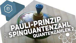 Pauli-Prinzip und Spinquantenzahl – Quantenzahlen 2