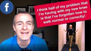 3 SIMPLE Tips To Walk ‍️ Normally  After A Total Knee Replacement