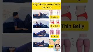 Yoga Pilates-Reduce Belly Fat #bellyfatloss #weightloss #fatloss #sidefatloss #bellyfat #motivation