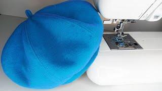  You will love this sewing method. Beret with his own hands + a pattern in 5 minutes