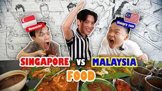 Malaysia VS Singapore FOOD! Which country WON?