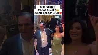 MANAF BƏY XANIM MÜĞƏNNİYLƏ MƏCLİSİ COŞDURDU #shorts