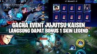 GACHA EVENT JUJUTSU KAISEN - AUTO DAPAT 1 SKIN EPIC & SKIN LEGEND + SKIN YUJI ITADORI! HONOR OF KING