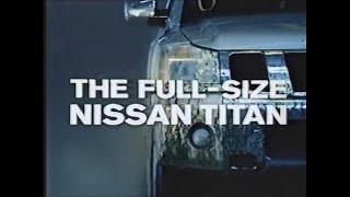 2nd ad partly muted due to content ID claim: three Nissan ads (one Sentra, two Titan) from 2003