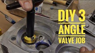 DIY 3 Angle Valve Job. No Machinery Needed!