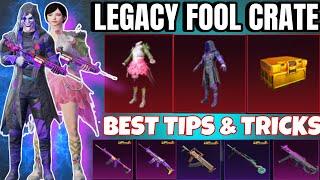 LEGACY LOOT CRATE OPENING BGMI TRICK  THE FOOL M416 CRATE OPENING  LEGACY LOOT CRATE OPENING BGMI