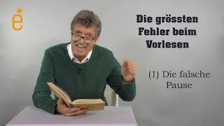 Die größten Fehler beim Vorlesen - Folge 1 Die falsche Pause