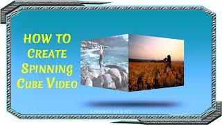 How to create a SPINNING CUBE Video in Adobe Premiere Pro | 2021