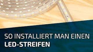 So installiert man einen LED-Streifen