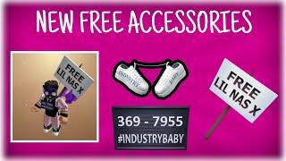 NEW FREE ACCESORIES FROM LIL NAS X INDUSTRY BABY IN ROBLOX! (2021)