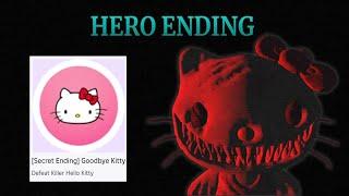 Defeating Hello Kitty! | Secret Ending | Roblox Hello Kitty Museum [HORROR] | Riivv3r