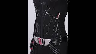 Black Widow Costume Avengers Endgame Natasha Romanova Halloween Cosplay Jumpsuit #takerlamamore