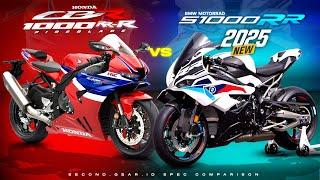 2025 BMW S1000RR vs Honda CBR1000RR-R Fireblade┃ Inline-4 Superbike Spec Comparison!