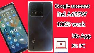 Itel A632W, A04, itel A662L, 4G, frp bypass 11,12,13 new method 100% working ,