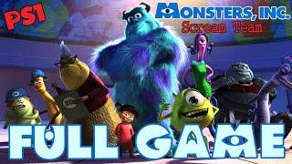 Monsters Inc Scream Team FULL GAME 100% Longplay (PS1)