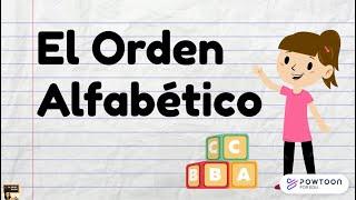 El Orden Alfabético
