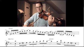 Jazz Violin Solo - "Autumn Leaves"