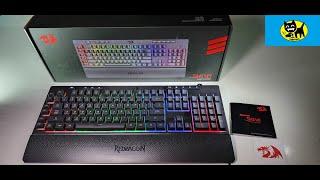 $36 Redragon K512 Shiva RGB Backlit Membrane Gaming Keyboard with Multimedia Keys and more!