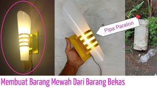 DIY Membuat Lampu dinding Minimalis Modern Model terbaru 2022 dari Pipa PVC