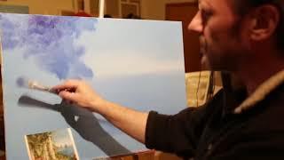 Free full video tutorial "Mediterranean motive". Artist Igor Sakharov