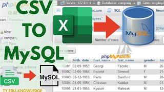 CSV to MySQL: Import data from a CSV file to MySQL in phpMyAdmin (2023)