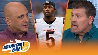 Bengals franchise tag Tee Higgins, More likely he re-signs or gets traded? | NFL | BREAKFAST BALL