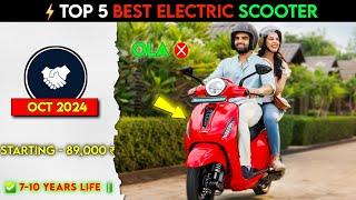 Top 5 best Electric Scooter OCTOBER 2024 | best electric scooter 2024 | Best EV | ride with mayur