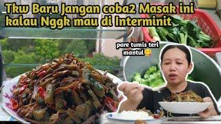 Tkw Baru Jangan coba2 Masak ini kalau Nggk mau di Interminit