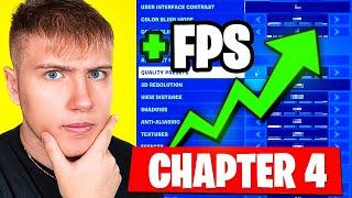 How To BOOST FPS in Fortnite Chapter 4!