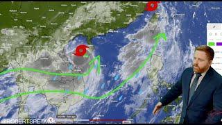 Tropical Bagyo Auring and Wutip Update with a monsoonal surge