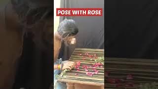 photoshoot with rose |indoor Photoshoot ideas #short #shortvideo #youtubeshorts #editing