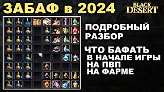 ВСЕ ВИДЫ БАФОВ 2024: Новичкам, на фарм ТОП спотов, для ПВП в БДО (BDO - Black Desert)