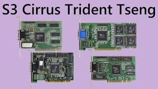 PCI Graphics Card Roundup S3 Cirrus Logic Trident Tseng