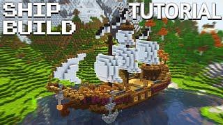 Medieval Ship | FULL TUTORIAL | FREE DOWNLOAD | Timelapse Build