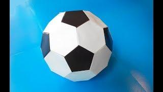 Настоящий Футбольный мяч из бумаги (Mark Leonard), A real soccer ball made of paper