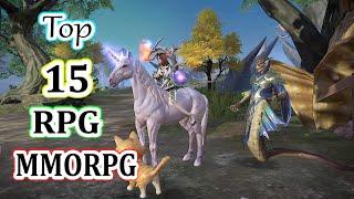 Top 15 Mobile MMORPG - RPG online Games - 2024 ( Android - iOS )