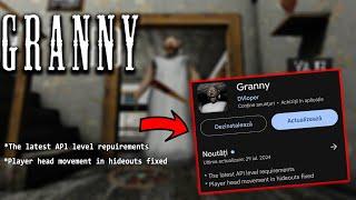 Granny Update 1.8.2 (* The latest API level requirements* Player head movement in hideouts fixed)