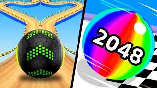 Going Balls  Ball Run 2048 - All Levels Gameplay iOS,Android Game